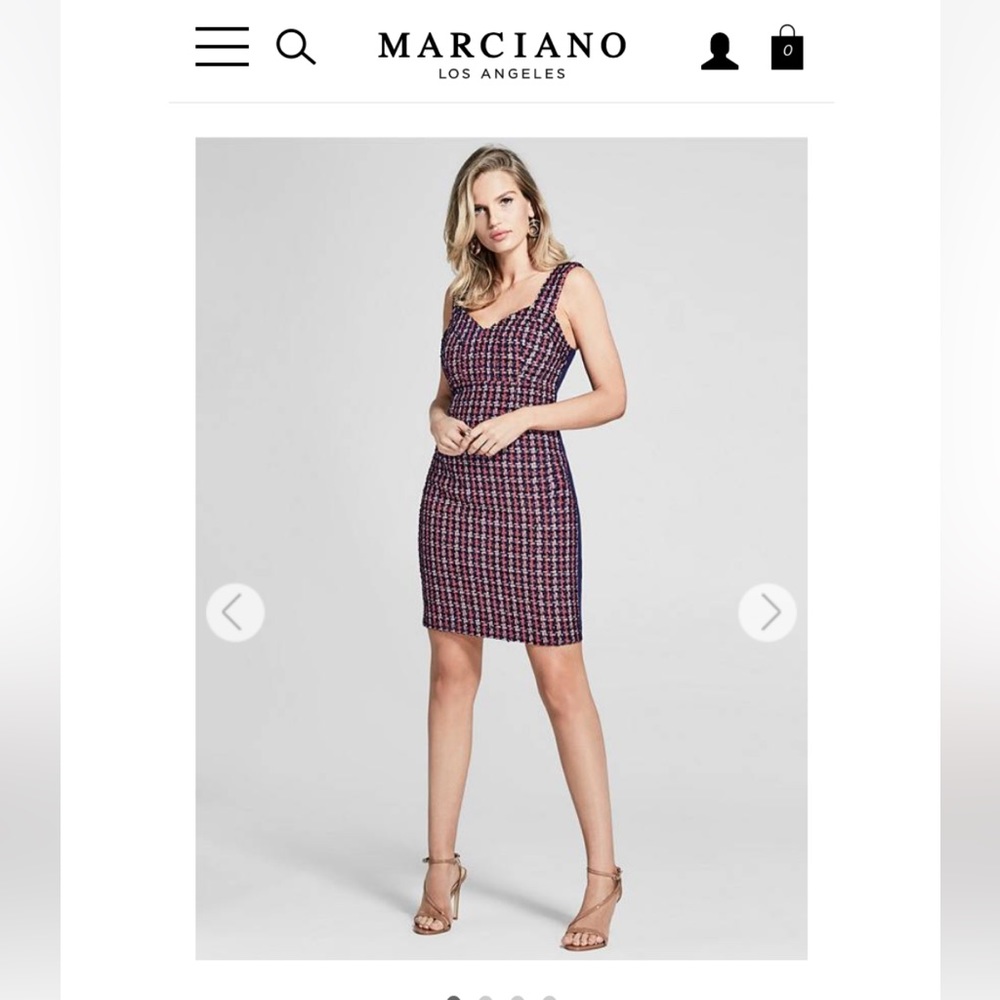 Marciano lucie tweed matching set dress & jacket